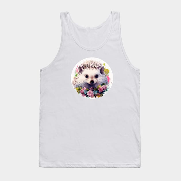 Cute hedgehog Tank Top by Onceer